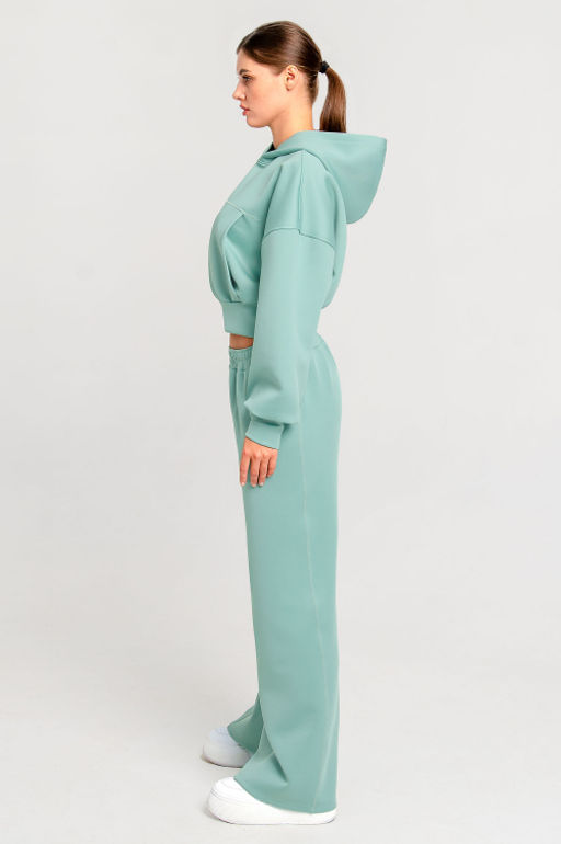 Арт. 2805 Костюм с брюками женский 42-48 (4 шт) Цвет:мята