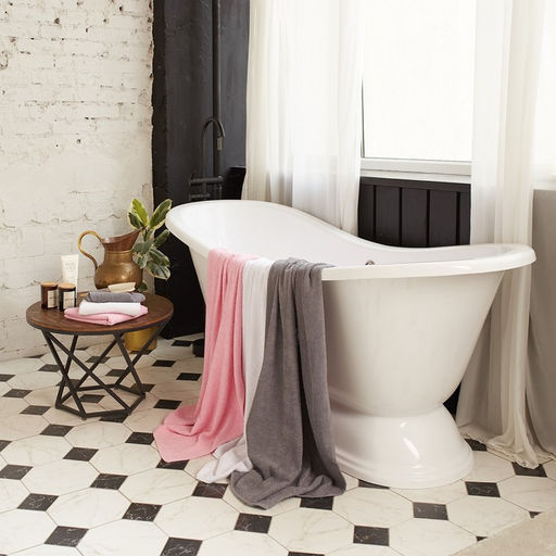 Полотенце махровое Экономь и Я 70*140 см, цв. белый, 100% хлопок, 320 гр/м2  фото 10