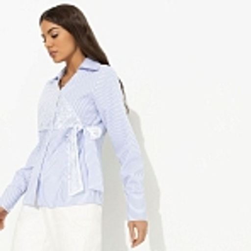 Рубашка с эффектом многослойности, Модная цель (белая) - Charutti фото 18