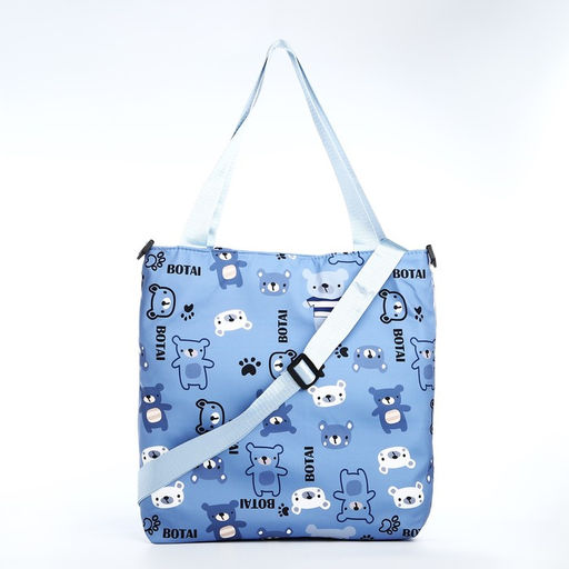 Шопер на молнии, цвет светло-синий - Simaland фото 3