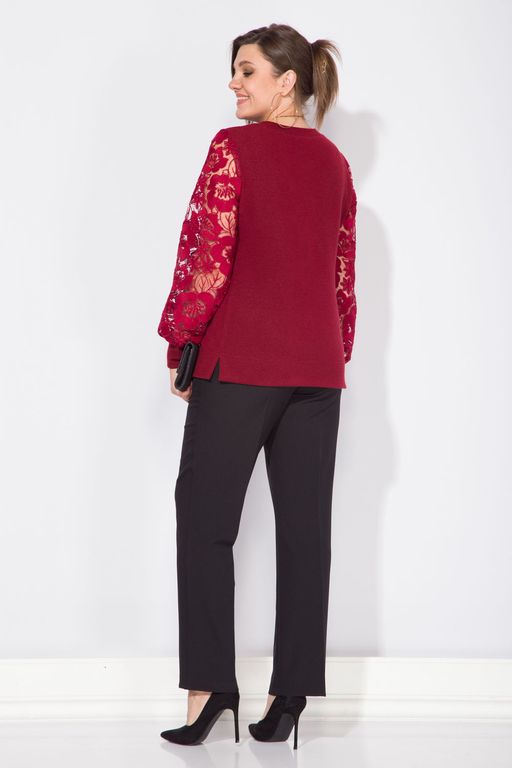 Костюм Liliana 1117-Бр-П вишня+черный  фото 3