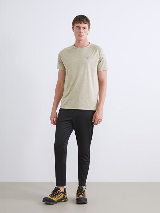 Bisiklet Yaka Erkek Spor Ti??rt