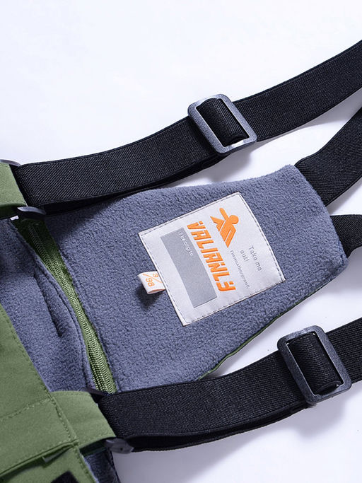 Горнолыжный костюм Valianly детский для мальчика цвета хаки 9201Kh  фото 19