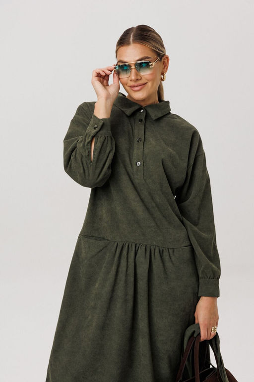 Платье ANELLI 1730 папоротник  фото 5