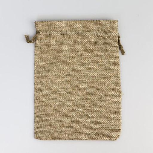 Цена за 5 шт. Мешочек новогодний подарочный с термонаклейкой Подарки, 16?24 см  1.5 см