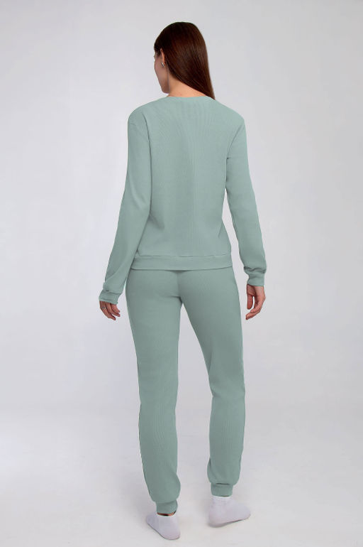 Арт. 10806/6 Пижама с брюками 42-50 (5 шт) Цвет:верх-мята, низ-мята - Калинка фото 17