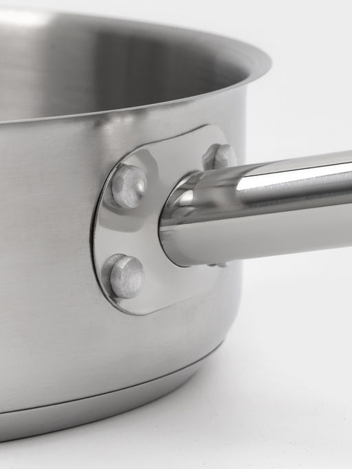 Сковорода - сотейник Hanna Knövell, 4.4 л, d=28 см, h=7.5 см, толщина стенки 0.6 мм, индукция, нержавеющая сталь, серебристая