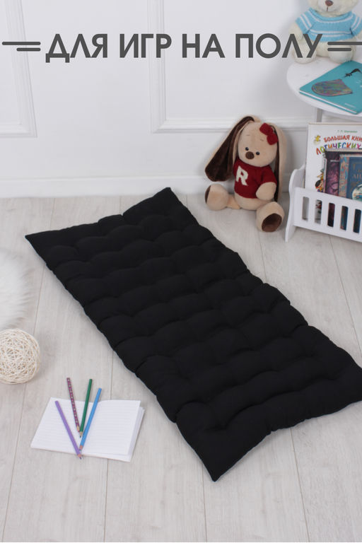 Подушка на стул со спинкой матрас подушка для кресла, 85х42х5 см на резинке и с завязками - Bio-line фото 89