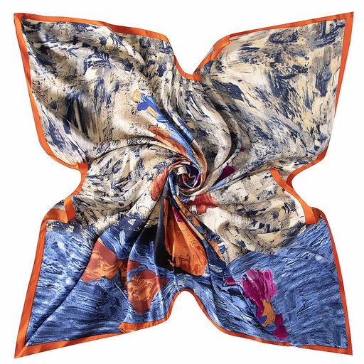 Платок "Репродукция картины Ван Гога Ваза с гладиолусами"