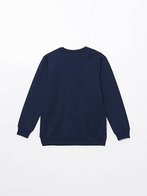 Bisiklet Yaka Erkek ?ocuk Sweatshirt - Waikiki фото 3
