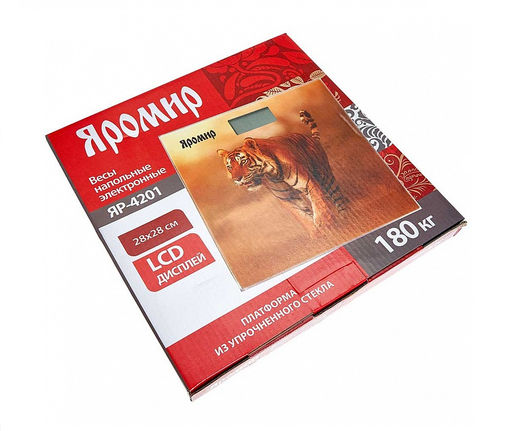 Весы напол. электр. ЯРОМИР "Тигр" до 180 кг, арт. ЯР-4201
