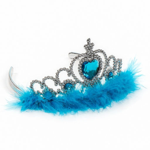 Карнавальный костюм «Зимняя принцесса», плащ 80 см, диадема, голубой