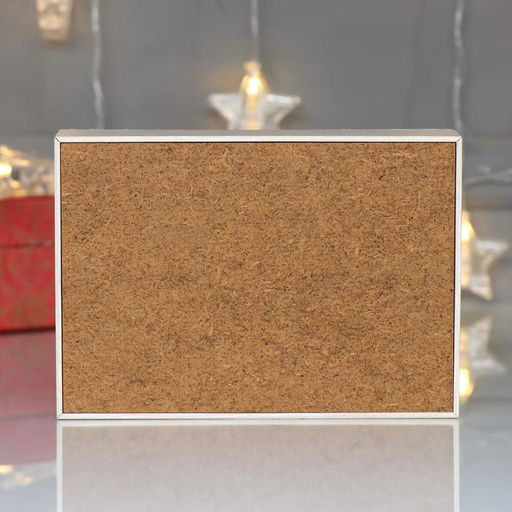 Ключница настенная «Новогодние домики, ночь», панно декоративное, 17×12 см