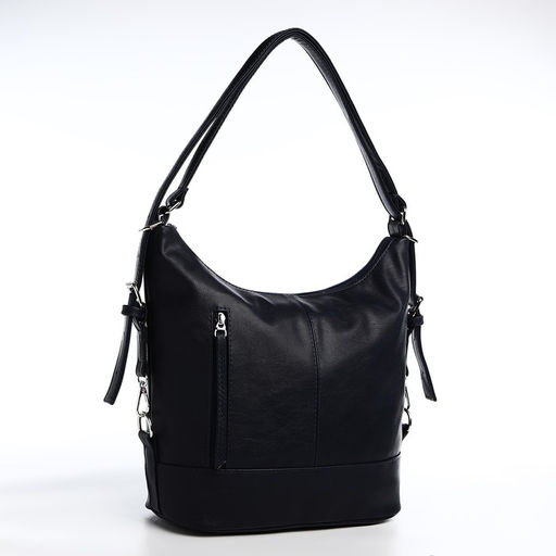 Сумка-мешок на молнии, цвет синий - Simaland фото 6