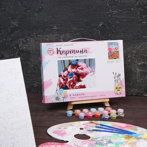 Картина по номерам на холсте с подрамником Кападокия 20х30 см - Школа талантов фото 3