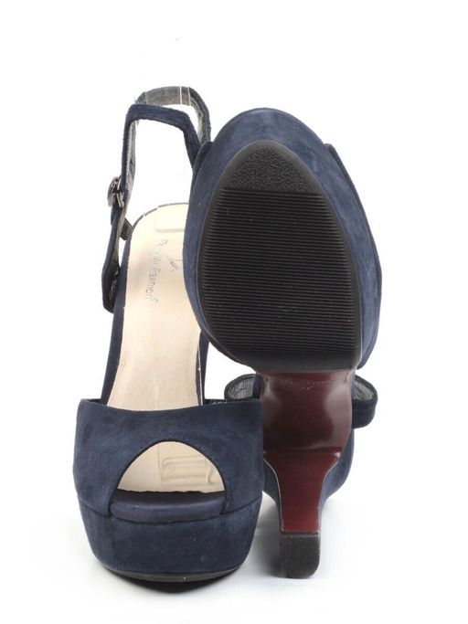 06-87U BLUE Туфли женские (натуральная замша) - Фабричный китай фото 16