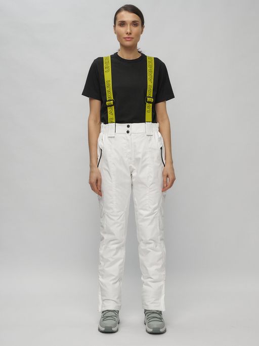 Горнолыжный костюм женский белого цвета 02201Bl - Chunmai фото 19