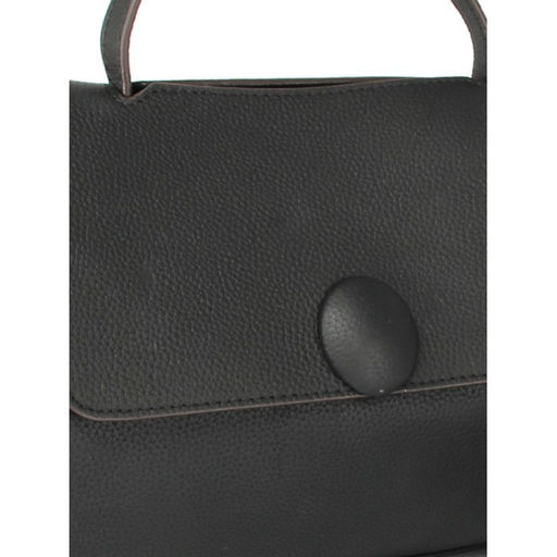 Сумка женская натуральная кожа GU 2066-6687, 1отд+карм/перег, плечевой ремень, черный 259033 - Adelia фото 4