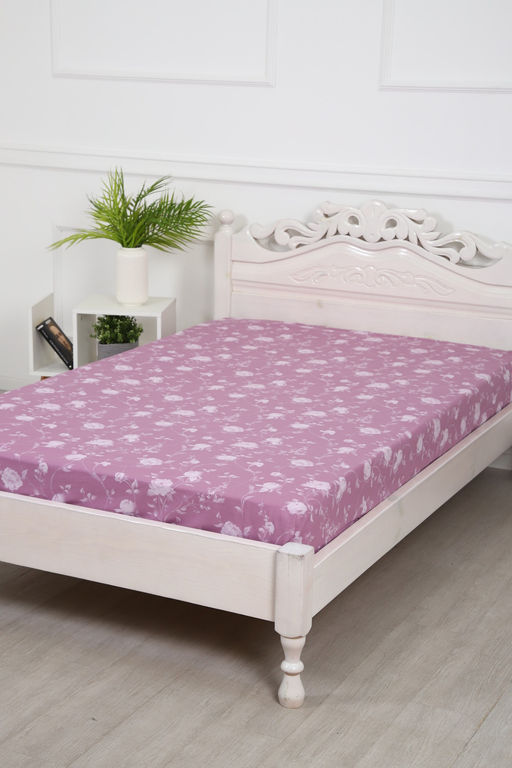 Простыня поплин Пиония-компаньон