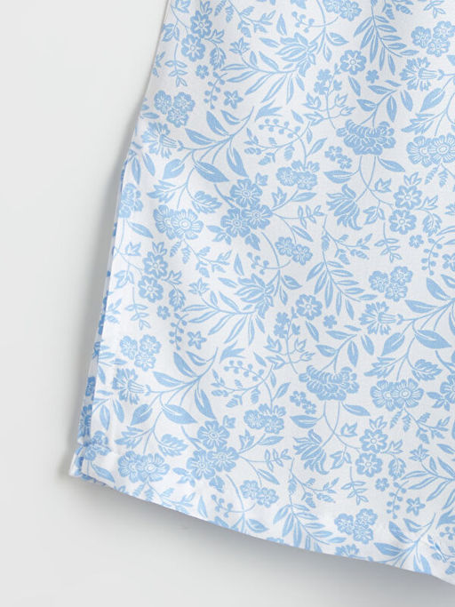 Beli Lastikli ?i?ekli K?z ?ocuk Pantolon