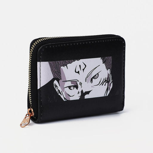 Кошелёк «Аниме», на молнии, маленький, чёрный