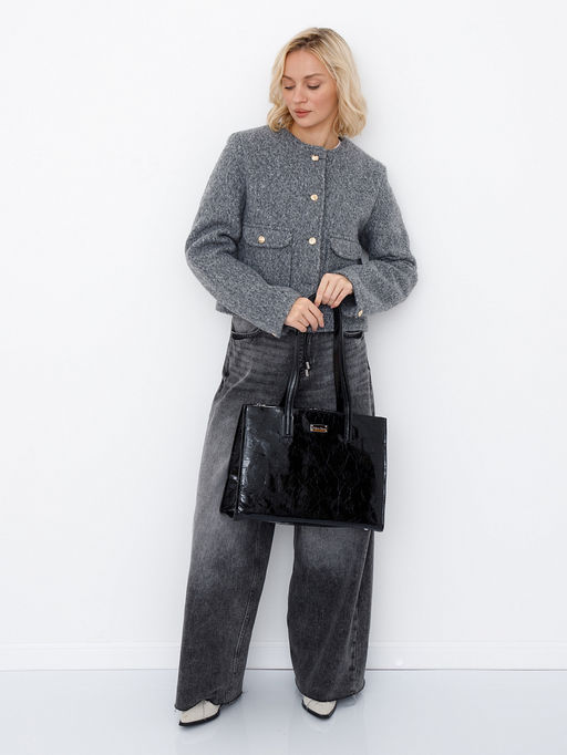 Сумка 9620SP black Velina Fabbiano-Safena