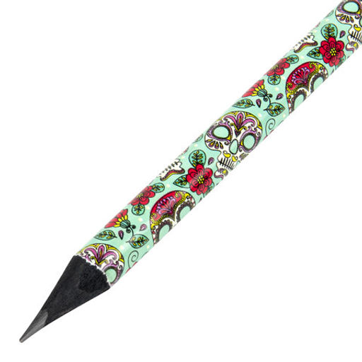 Цена за 4шт. Карандаш чернографитный BRAUBERG "CALAVERAS", 1 шт., HB, корпус ассорти