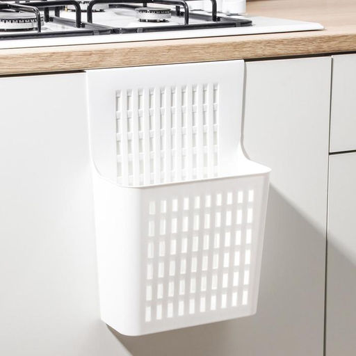 Корзина для хранения подвесная на дверцу IDEA, пластик, 25×13×36 см, белая