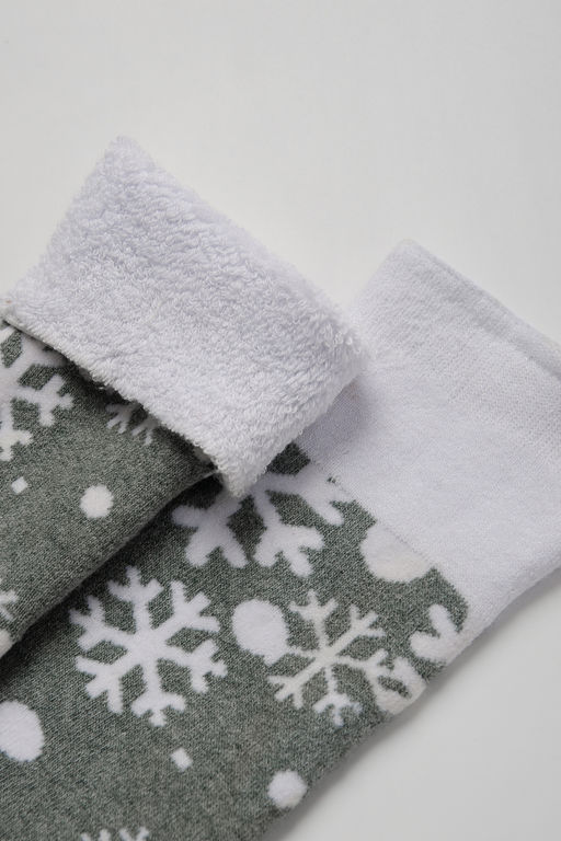 Цена за 6 пар. Гольфы Снежинка детские