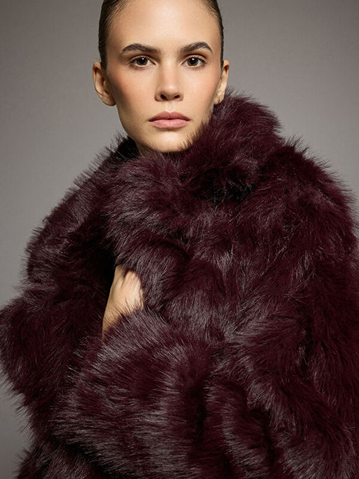 Ceket Yaka Kad?n K?rk Mont