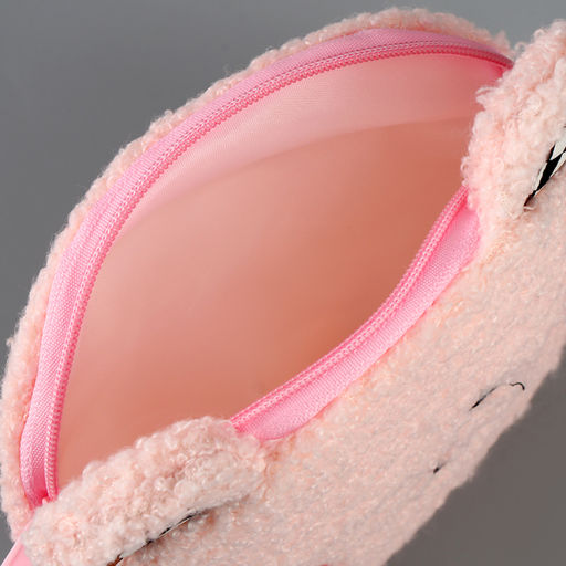 Мягкая сумка детская «Мишка», нежно-розовая