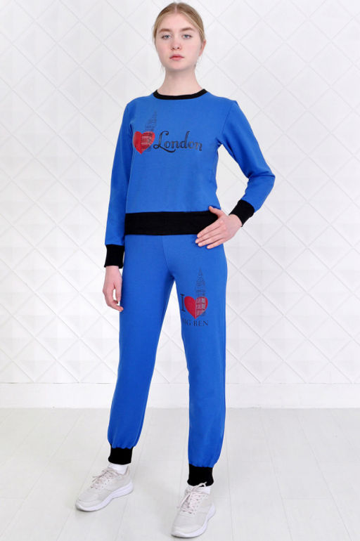 Арт. 4504 Пижама с брюками 46-52 (4 шт) Цвет:ассорти - Калинка фото 2