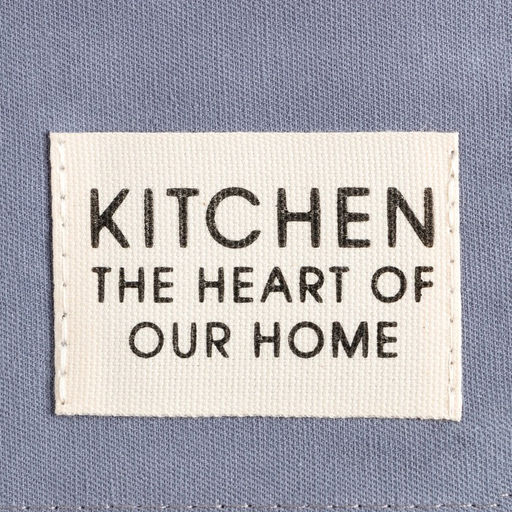 Дорожка на стол «Этель» Kitchen 40×150±5 см, 100% хлопок, саржа 220 г/м², синяя