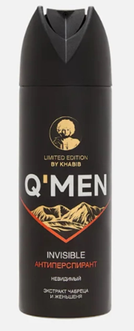 QMEN Спрей-Антиперспирант Невидимый с экстрак.Чабреца и Женьшеня 200мл
