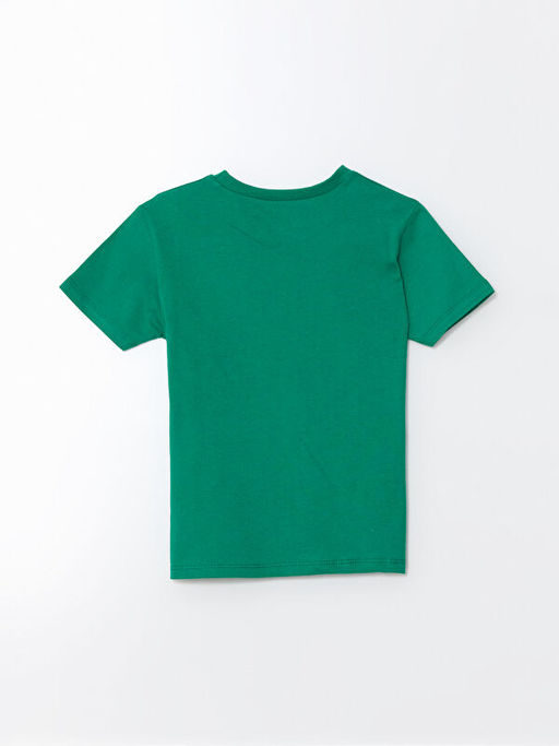 Bisiklet Yaka K?sa Kollu Bask?l? Erkek Bebek Ti??rt - Waikiki фото 3