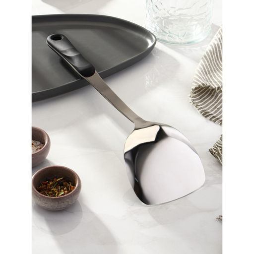 Лопатка из нержавеющей стали Доляна Home, 37,510 см, толщина 3 мм  фото 3