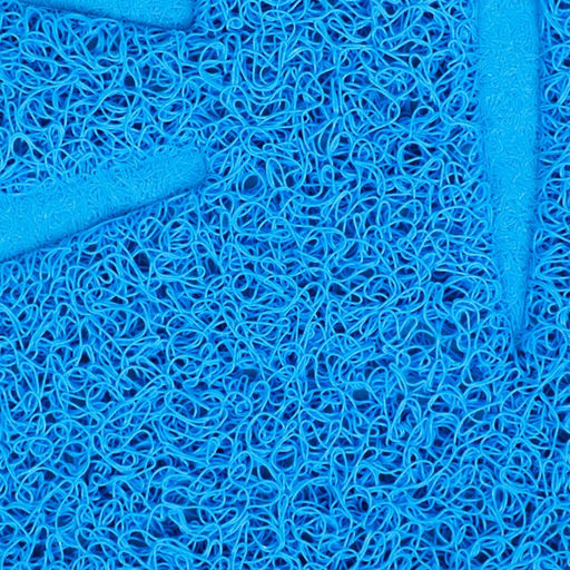 Коврик 2-в-1 под миску/туалет животных 38 х 38 см синий - Пижон фото 4