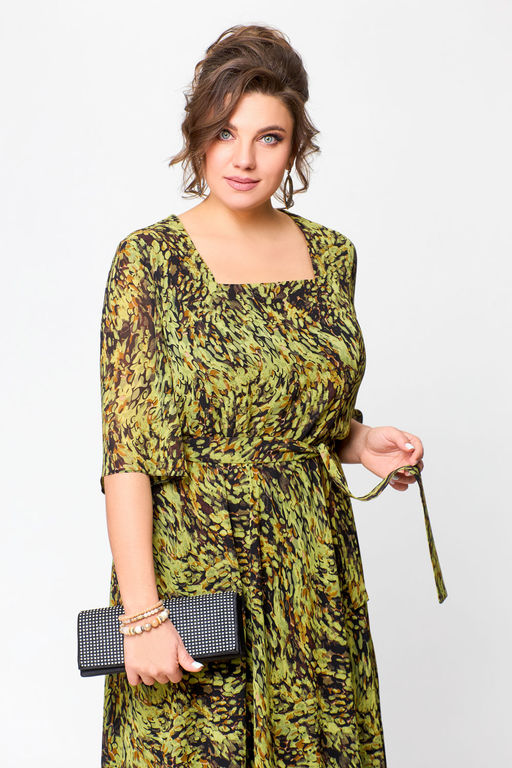 Блуза Swallow 803.2 черный+серебряный узор фото 1045