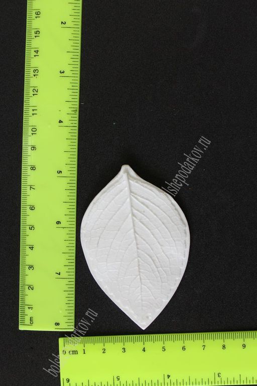 Молд лист, роза, арт. 0021 - No name фото 2