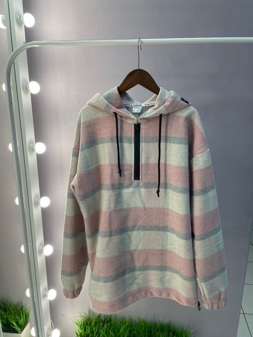 Толстовка клетка ОВЕРСАЙЗ - Knitka wear фото 5