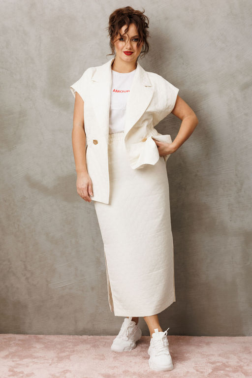 Костюм Anastasia 1305 молочный фото 3