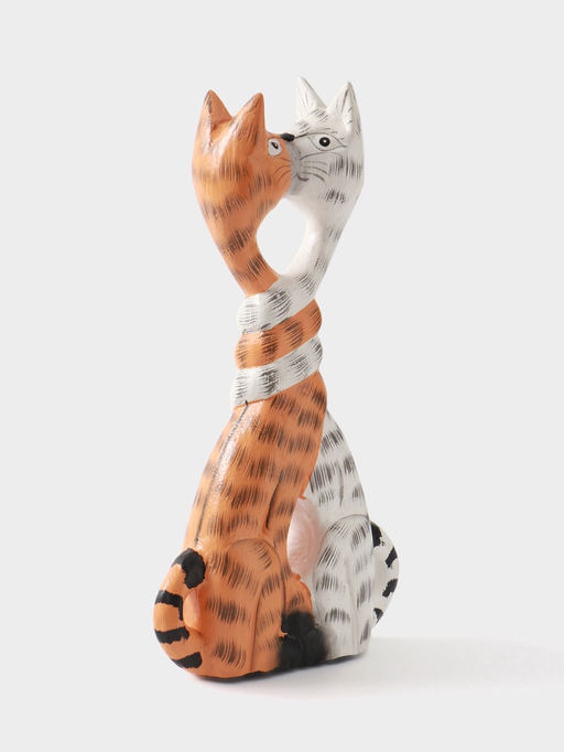 Сувенир Целующиеся коты, 26?5?14 см, дерево