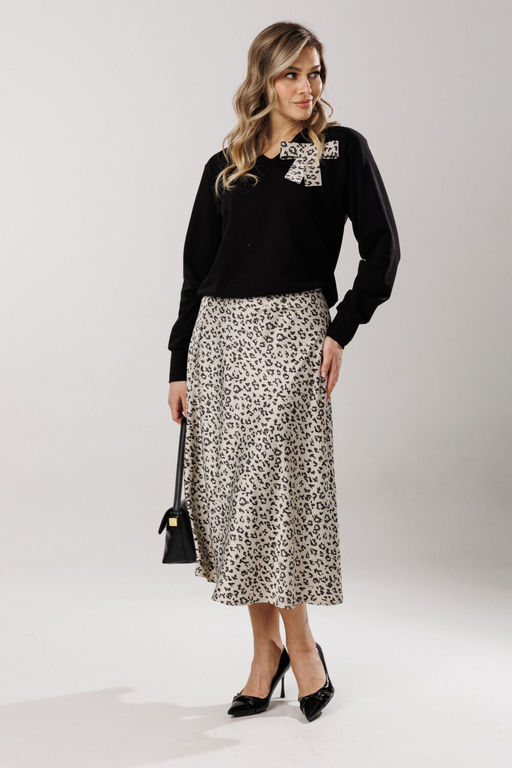 Костюм Lars Style 1206 черный;жемчужно-черный принт