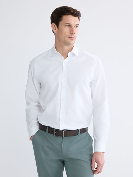 Slim Fit Uzun Kollu Erkek G?mlek