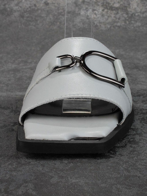 08-PEY184-3 BLACK/GRAY Босоножки женские (натуральная кожа) - No name фото 7