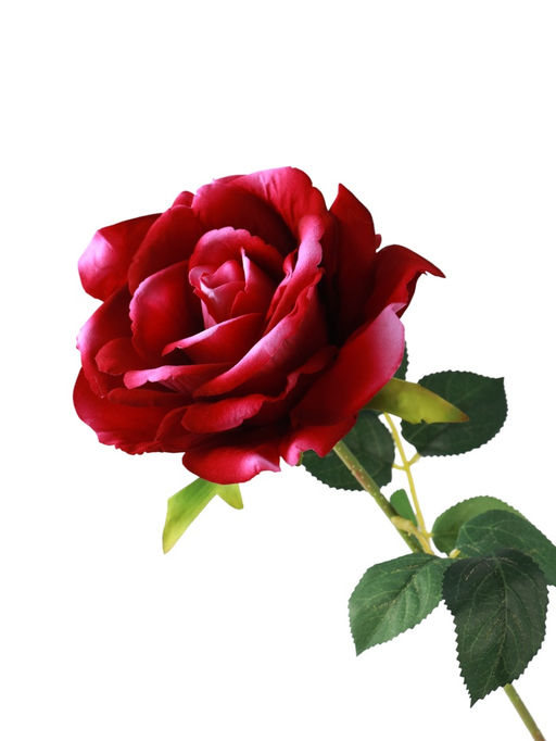 Цветы искусственные «Роза Аманда», бархат, d=11 см, h=58 см, розовые