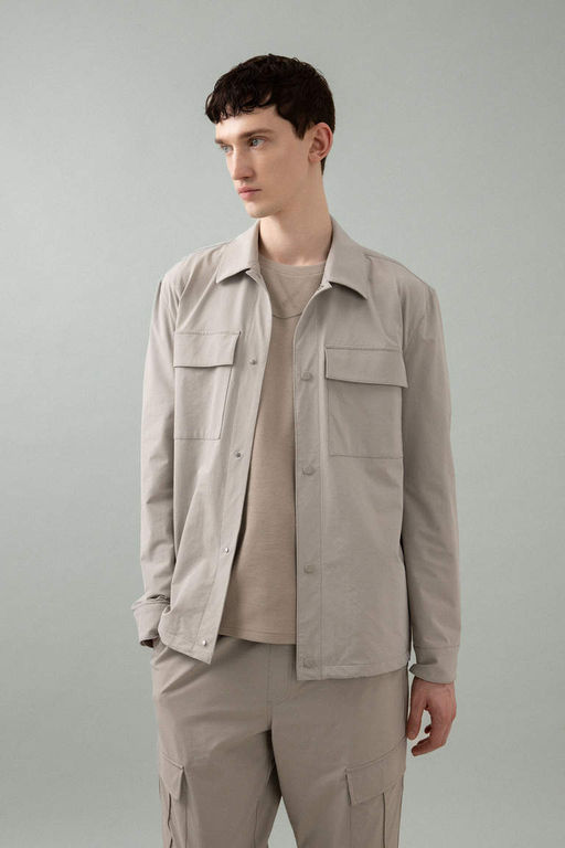 Куртка-рубашка стандартного кроя с воротником-поло - Defacto фото 3