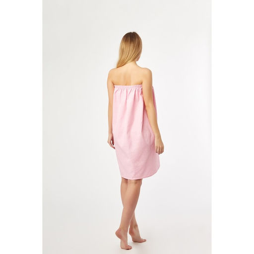 Полотенце для бани Экономь и Я (парео женское), 80х144 см, цвет розовый  фото 3