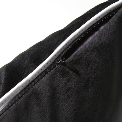 Наволочка декоративная Этель Кант, 45х45, цвет чёрный, велюр (100% пэ)  фото 3