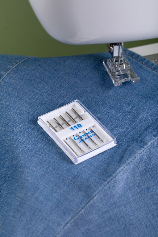 Иглы для быт. шв. машин Gamma NJ №110 для джинсы 5 шт в блистере №110